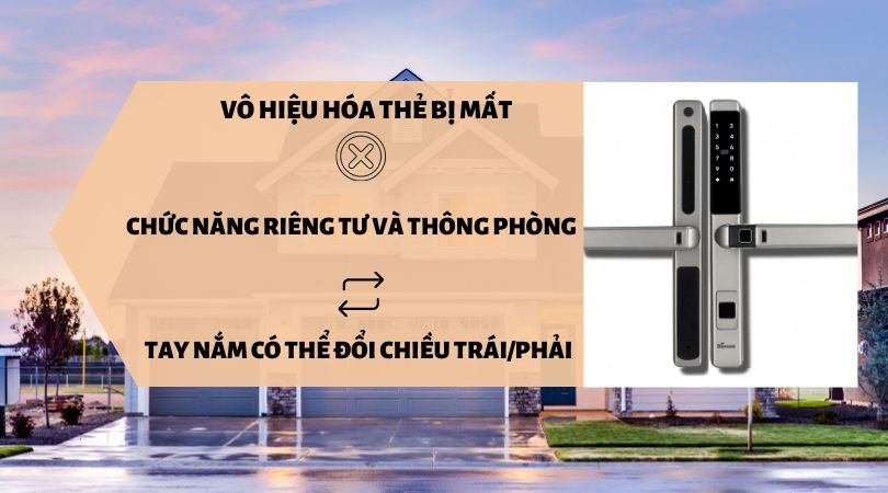Khóa điện tử Demax SL601 AG - APP Wifi nhiều tính năng bảo mật
